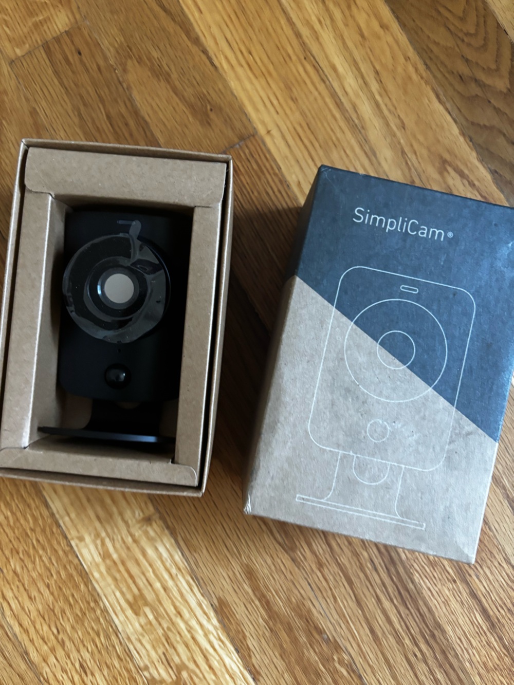 SimpliSafe Black Webcam Camera with Flat USB Cable